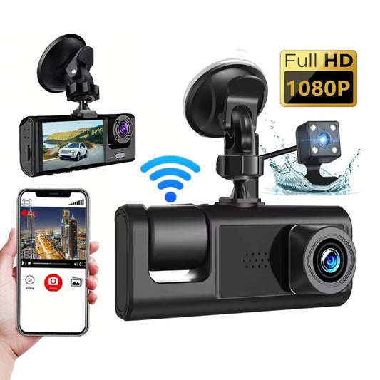 Triple Way Car Video Recorder