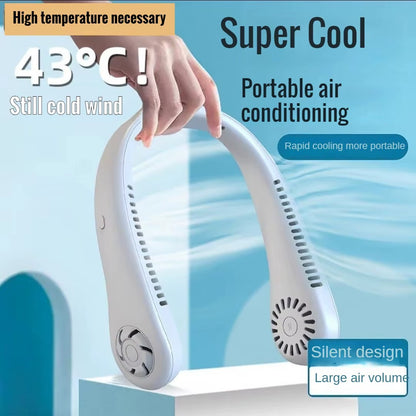 Portable Bladeless Air Cooling Neck Fan