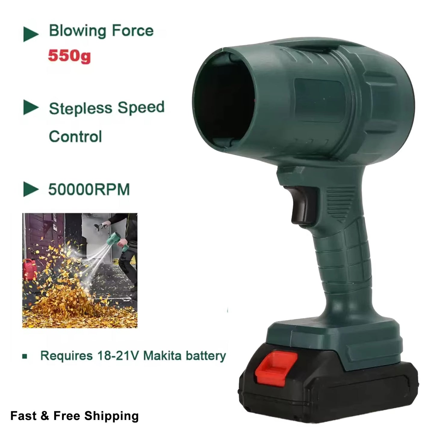 Jet Blower with Charger (2 Battery)