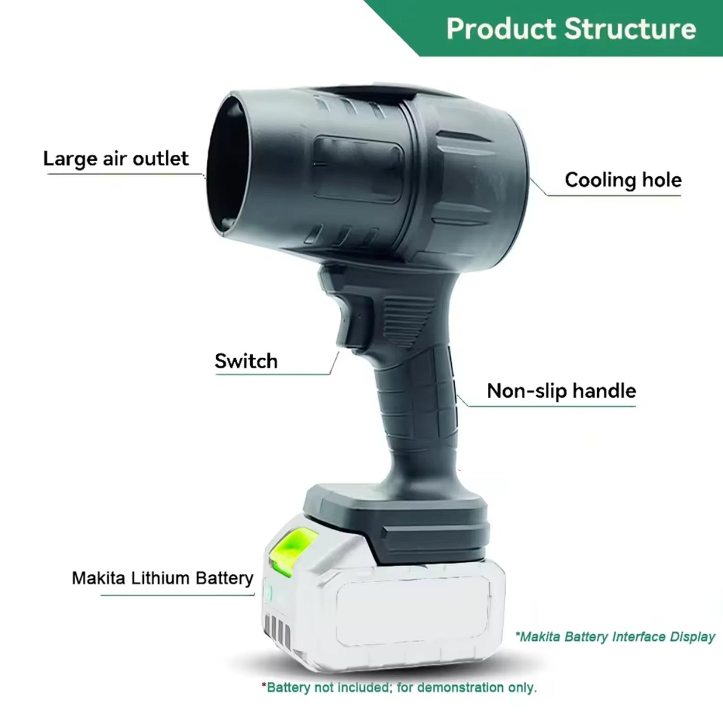 Jet Blower with Charger (2 Battery)