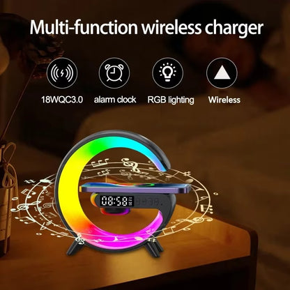 Digital Led Wireless Charger Speaker