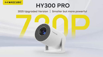 Portable 4K Projector - Wifi, Bluetooth & Android OS with 8000+ Apps